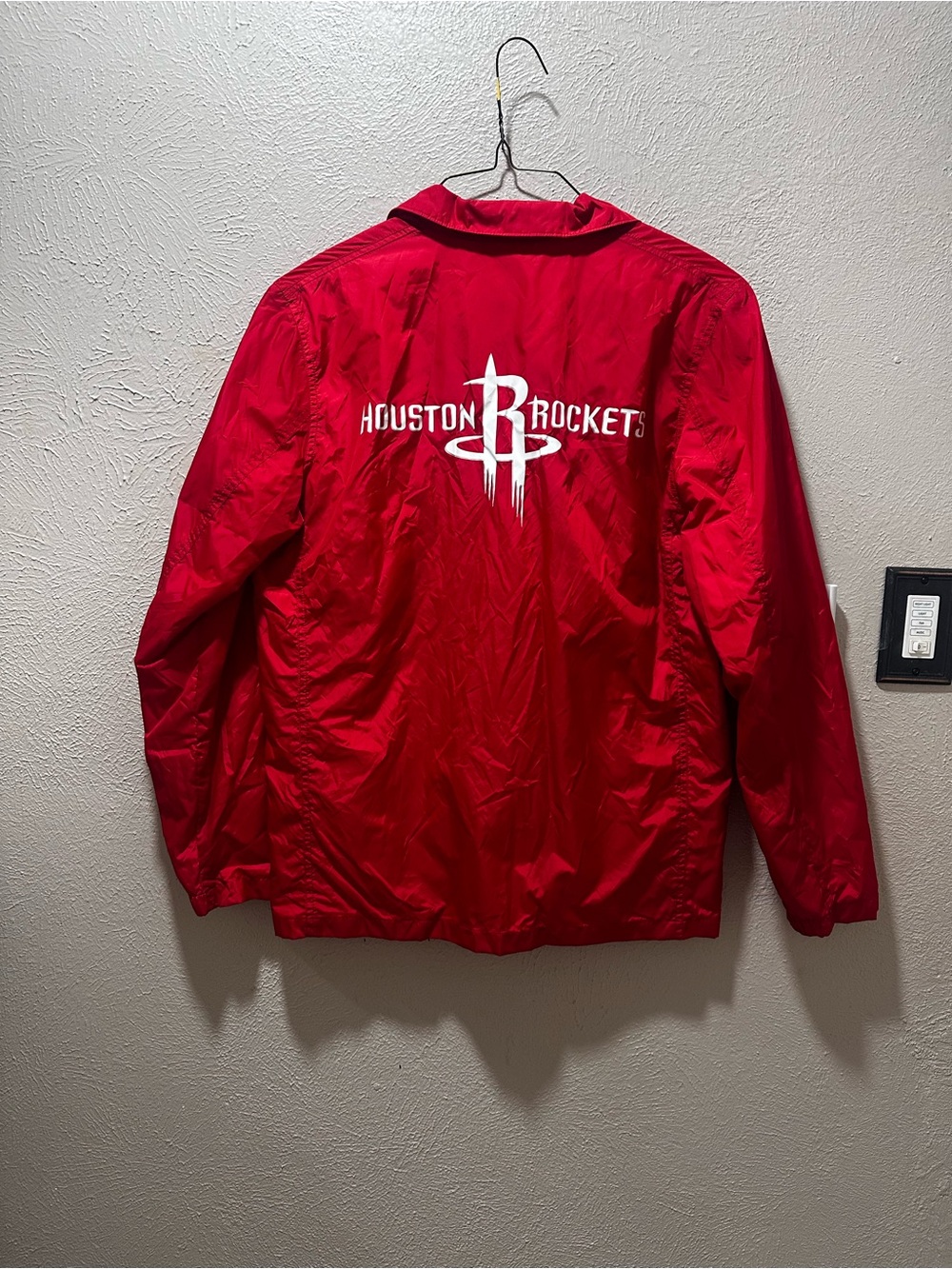 Levi's Red Houston Rockets Windbreaker Jacket